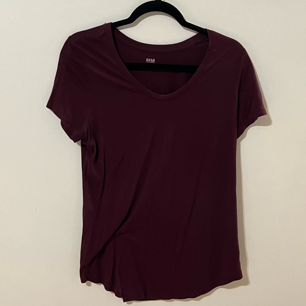 Women’s Maroon Size Large A.N.A Top